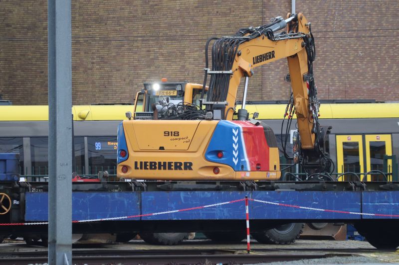 Werkzaamheden aan verbreding perron Utrecht Centraal